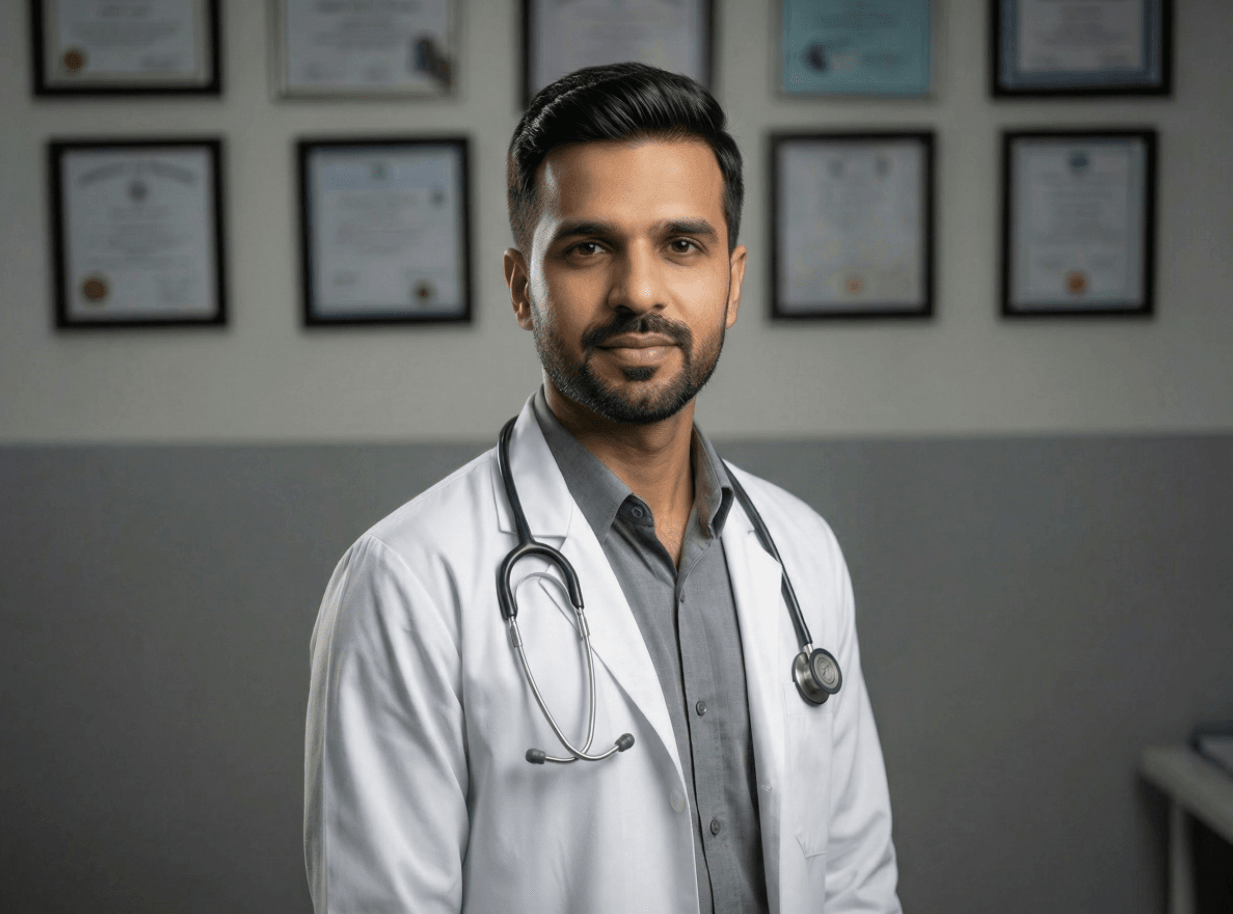 Dr. Numan Yaseen, family doctor and general physician at Yaseen Medical Clinic Lahore