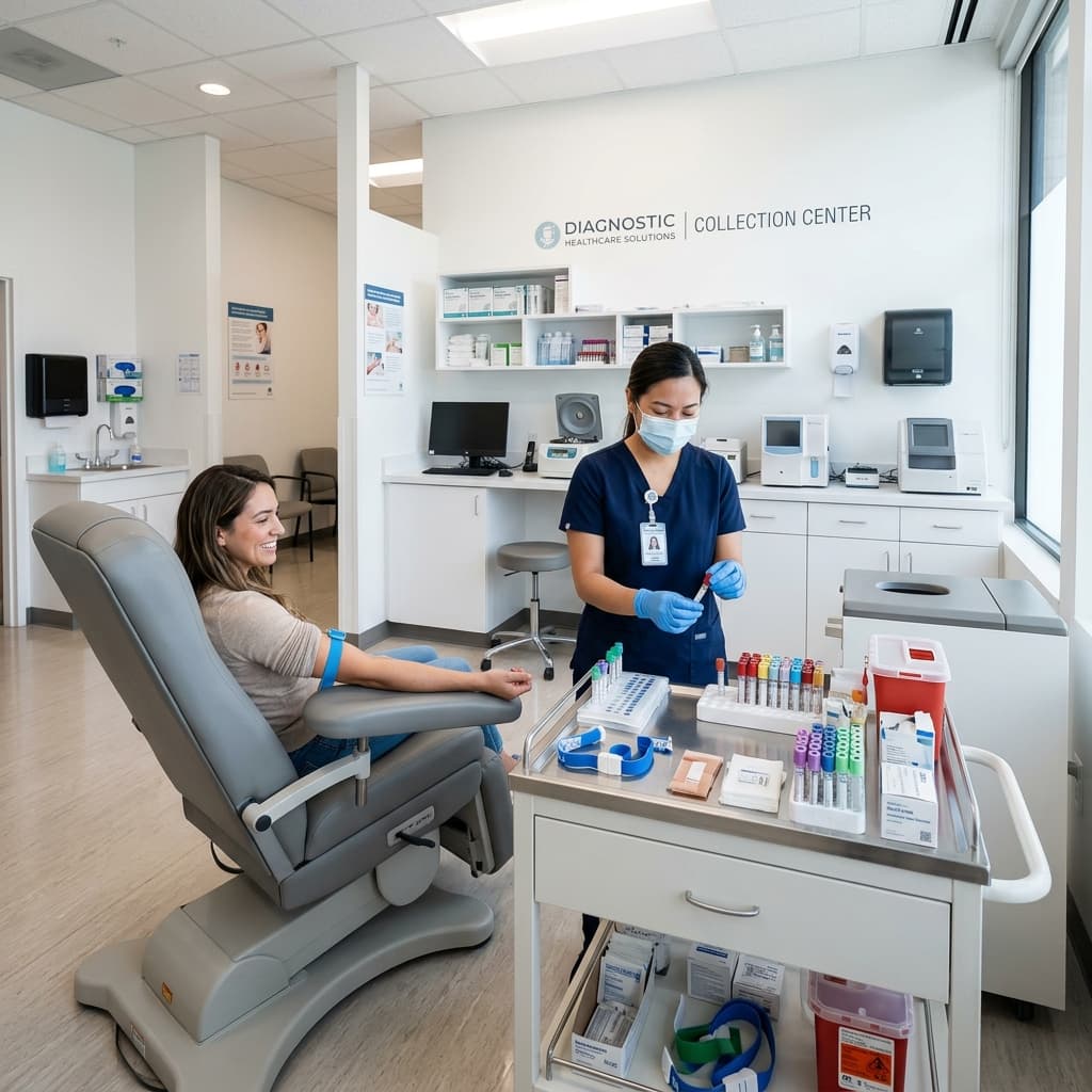 Lab collection center service at Yaseen Medical Clinic Lahore