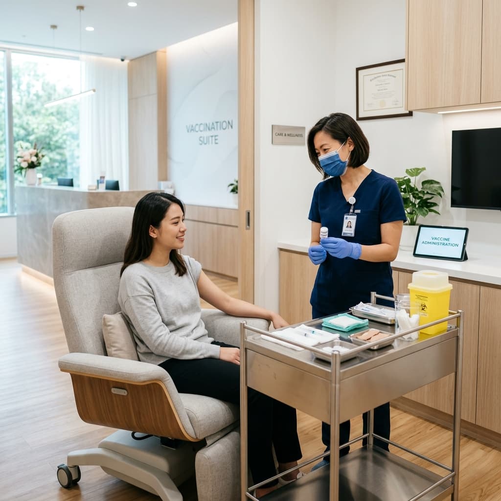 Vaccination center service at Yaseen Medical Clinic Lahore